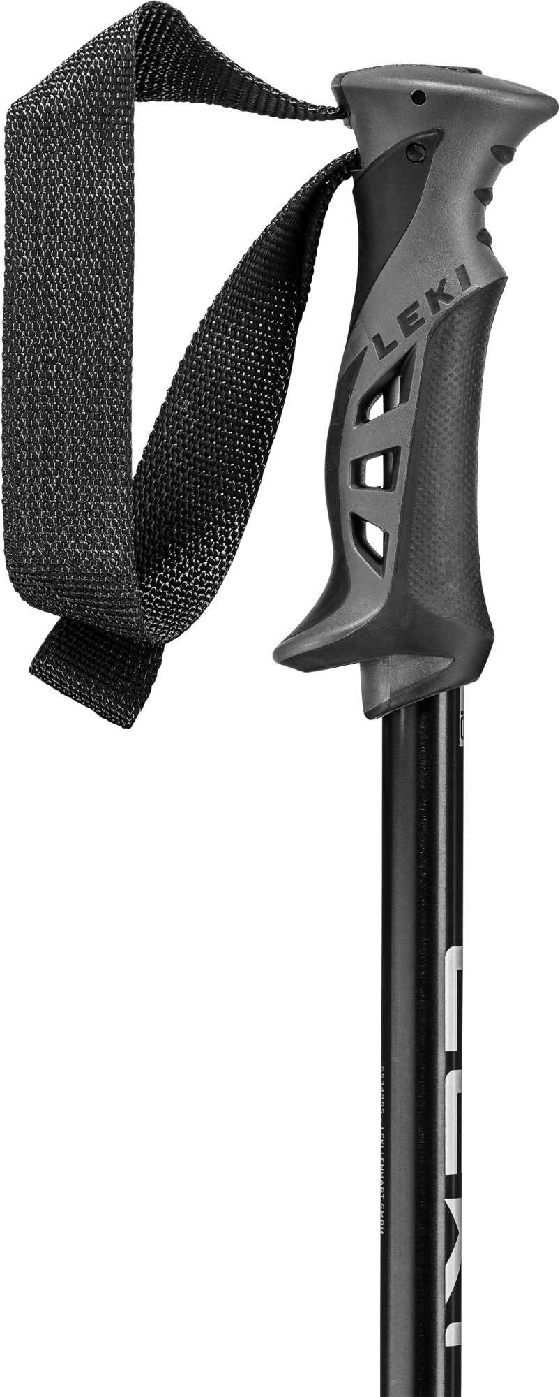LEKI Rental Classic Downhill-Stöcke, eloxiert natur silber-eloxal schwarz,